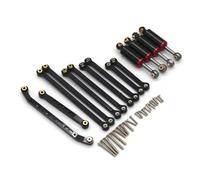 RC Shock Absorbers Compatible With EAZYRC For FMS For Fire For Horse For Thunder 1/18 Remote Control Car Upgrade Parts Metal Shock Absorber(Black)