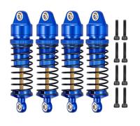 Rc Shock Absorbers Compatible With GRANITE For GROM For Typhon 1/14 1/18 RC Car Accessories Front Rear Shock Absorber Oil Threaded For Spring Damper(Blue)