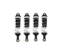 Rc Shock Absorbers Compatible With LC For RACING 1/10 Rc Crawler Car Upgrade Accessories Parts Front Rear Hydraulic Shock Absorbers(Black)