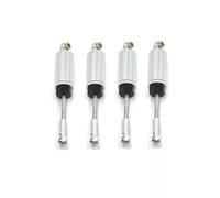 Rc Shock Absorbers Compatible With MJX 1/14 14209 14210 RC Car Upgrade Accessories Parts Metal Front Rear Hydraulic Shock Absorber Upgrade(Silver)