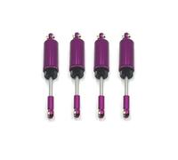 Rc Shock Absorbers Compatible With MJX 14209 14210 1/14 RC Car Parts Metal Upgrade Front And Rear Hydraulic Shock Absorbers(Purple)