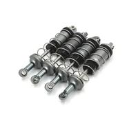 Rc Shock Absorbers Compatible With Mjx 16207 16208 16209 16210 1/16 Rc Car Metal Upgrade Parts Front And Rear Shock Absorbers(Grey)