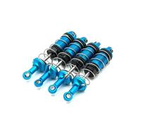 Rc Shock Absorbers Compatible With MJX 16207 16208 16209 16210 H6 RC Car Parts Metal Upgrade Front And Rear Hydraulic Shock Absorbers(Blue)