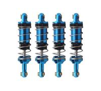 Rc Shock Absorbers Compatible With MJX For Hyper Go 1/14 14301 14302 RC Car Accessories Front And Rear Metal Hydraulic Shock Absorber Hole To Hole 60mm(Blue)