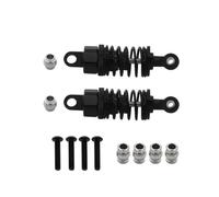 RC Shock Absorbers Compatible With Tamiya For TT01 For TT02 1/10 RC Car Upgrade Parts 2Pcs Aluminum Alloy Shock Absorbers Damper Set(Black)