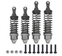 Rc Shock Absorbers Compatible With Traxxas For Slash For Rustler For Stampede RC Car Upgrade Parts 4Pcs Front Rear RC Shocks Shock Absorber Damper(Grey)