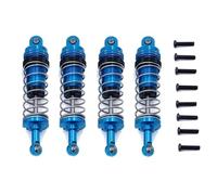 Rc Shock Absorbers Compatible With Wltoys 144001 124019 124018 RC Car Upgrade Parts Accessories 2pcs/4Pcs Adjustable All Metal Shock Absorbers Damper(Blue,4pcs)