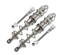 RC Shock Absorbers For Arrma Fireteam Big For Rock For Mojave For Kraton For Outcast Exb Ara330779 622 849 1/7 1/8 135mm Metal Rear Shock Absorber(Silver)