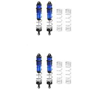 RC Shock Absorbers For Arrma For Mojave 4x4 4s For Blx For Gpm 1/8 132mm 144mm Metal Aluminum Front And Rear Shock Absorbers Rc Upgrade Accessories(Blue)