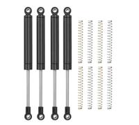 RC Shock Absorbers For Axial For SCX10 90046 For TRX4 For TRX6 D90 D110 1/10 80/90/100/110/120mm MIBIDAO 4-piece Metal Shock Absorber Oil Damper Remote Control Car(120MM)