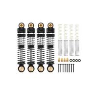 RC Shock Absorbers For Hobby Plus CR18P For Rock Van And Trail Hunter 1/18 RCAWD Alloy 47MM Front And Rear Shock Absorber Oil Upgrade Parts(Black)