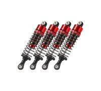 RC Shock Absorbers For LC Truggy 1/10 52-120mm 4-Piece Shock Absorber Road Trip Drift Monster Truck Off-Road For Racing RC Car Upgrade Parts(Red,75mm)
