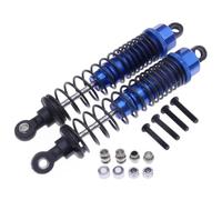 RC Shock Absorbers For RGT 86100 86110 FTX5579 For Outback Fury 1-10 RCAWD 2 Pieces Alloy Front And Rear Oil Filled Shock Absorber Track Parts(Blue)