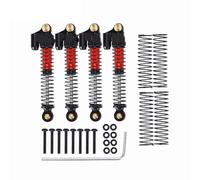 RC Shock Absorbers For SCX24 For Axial AX24 1/24 58mm Extended Oil Type RCAWD Front And Rear Shock Absorber Upgrade Replacement Parts(Black)