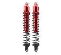 RC Shock Damper, 2pcs/set RC Aluminium Alloy Shock Absorber Damper for TRAXXAS XMAXX 1/5 Remote Control Car(Red)