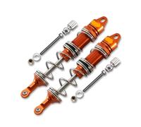 RC Shock Damper Compatible With ARRMA For Racing For ROCK For MOJAVE ARA330779 GPM EXB 6S 1/7 1/8 RC Car Upgrade Parts 2 Pcs 135mm Metal Shock Absorber(Orange)