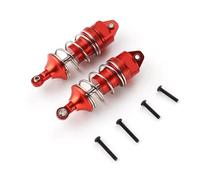 RC Shock Damper Compatible With ARRMA For VENDETTA For INFRACTION 1/8 RC Car Upgrade Replacement Accessories Parts Metal Oil Filled Shock Absorber(Red)