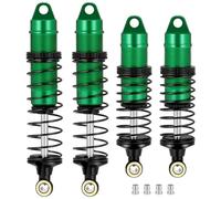 RC Shock Damper Compatible With Buggy 1/16 RC Car Upgrade Modification Replacement Accessories Parts 2 Pcs Aluminum Alloy Shock Absorber(Green)