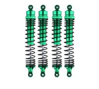 RC Shock Damper Compatible With Losi For LMT 1/8 RC Car Upgrade Modification Replacement Accessories Parts 4Pcs 130mm Metal Shock Absorber(Green)
