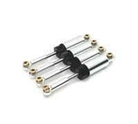 RC Shock Damper Compatible With MJX 14301 14302 14303 1/14 RC Car Upgrade Replacement Accessories Parts Metal Hydraulic Shock Absorber(Silver)
