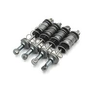 RC Shock Damper Compatible With MJX H16 16207 16208 16209 16210 1/16 RC Car Upgrade Replacement Parts 4pcs Metal Shock Absorber(Gray)