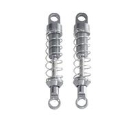 RC Shock Damper Compatible With MN For MN78 For MN82 1/12 RC Car Upgrade Modification Replacement Accessories Parts Metal Shock Absorber(Silver)
