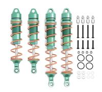 RC Shock Damper For Arrma 6S 1/7 For Kraton For Notorious For Outcast 1/8 4pcs 110mm 135mm Metal Oil Shock Absorber Damper RC Car Upgrade Parts Replacement Use(Green)