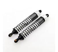 RC Shock Damper For HSP 108004 08041 1:10 4WD 2pcs Adjustable Aluminum Oil Shock Absorber Oil Filled Off Road Monster Truck RC Car Parts Replacement Use(Silver)