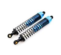 RC Shock Damper For HSP 108004 08041 1:10 4WD 2pcs Adjustable Aluminum Oil Shock Absorber Oil Filled Off Road Monster Truck RC Car Parts Replacement Use(Blue)