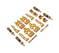 RC Shock Damper For SCY For Jjrc 1/16 Metal For Swing Arm Steering Cup Shock Absorber Set Of RC Car Tracked Vehicle Parts And Accessories Upgrade Replacement(Yellow)