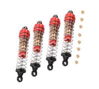 RC Shock Damper For Vxl X03 X04 X-03 X-04 1/10 4Pcs Metal Shock Absorbers Damper Red RC Car Monster Truck Upgrade Replacement Accessories Replacement Use