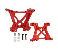 RC Shock Tower Aluminum Alloy Front Rear Shock Tower Board Bracket High Strength Upgrade Replacement Parts for SLASH 1/10 Remote Control Car (Red)