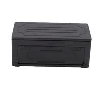 RC Simulated Toolbox Model Car Decorative Storage with ABS Material for RC Off Road Engineering Vehicle Scene Display (Black)
