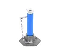 RC Simulation Jack 6T Adjustable Aluminum Alloy Lifting Jack for Remote Control Cars, Realistic Function RC Jack with Manual Height Adjustment for RC Vehicle Maintenance (Blue)