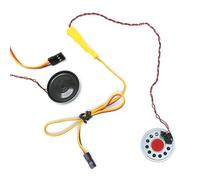 RC Simulation Police Car Siren With Fire Fighting Sound Compatible With 1 10 1 8 RC Crawler Like TRX6 And 1 14 RC Models Such As(2 pieces)