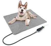 RC SLL Dog Heating Pad, Electric Warming Pads for Dogs Cats, Waterproof Pet Heating Pad with Smart Thermostat Switch, Puppy Heating Pad for Whelping Box(PVC,33 * 44)