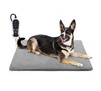 RC SLL Dog Heating Pad Heated Pad Beds, Electric Warming Pads for Dogs Cats, Waterproof Pet Heating Pad Smart Thermostat Switch, Puppy Heating Pad for Whelping Box(PVC, 71 * 46 cm)