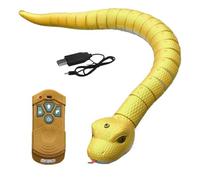 RC Snake Toy - Remote Control Reptile, Realistic Robot Animal, Electronic Movement Snake Figure, Creepy Crawling Surprise, Funny Gift with Children Scenario