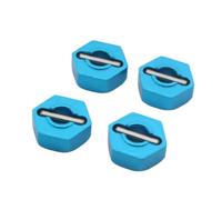 RC Spare parts For 1/10 102042 02134 0210 94101 94102 94103 94105 94106 Ect Aluminum Alloy Hexagonal 12MM Wheel Hub Coupling Rc Car Parts Replacement(Blue)