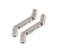 RC Spare parts For Mn Model 1/12 For Mn98 For Mn99s Second-generation 4×4 2pcs Metal Drive Shaft Driveshaft CVD RC Car Upgrades Parts Accessory Replacement(2pcs)