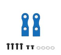 Rc Spare Parts For Tamiya For TT02 XV01 TB03 2Pcs CNC Aluminum Servo Mount RC Upgrade Bracket Modifications Accessories(Blue)