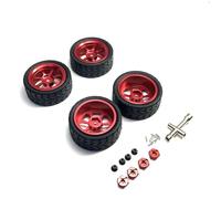Rc Spare Parts For Wltoys 124016 124017 124018 124019 144001 For A959 1/12 1/14 1/18 Metal Upgrade Tires Wheel RC Car Accessories(Red)