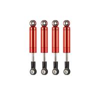 Rc Special Shock Absorber For Axial For SCX10 90046 For TRX-4 For MST For Redcat 1/10 4Pcs Built-in For Spring 62/72/82/92/102mm Shock Absorber Damper RC Crawler(62mm red)