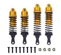 Rc Special Shock Absorber For Traxxas For Slash 4WD 2WD For Rustler For VXL For Stampede 1/10 RC Car Upgrade Part Metals Aluminum Front Rear Shocks Absorber(Yellow)