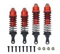 Rc Special Shock Absorber For Traxxas For Slash 4WD 2WD For Rustler For VXL For Stampede 1/10 RC Car Upgrade Part Metals Aluminum Front Rear Shocks Absorber(Red)