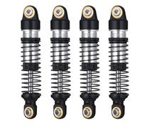 Rc Special Shock Absorber For Traxxas For TRX4M For Mustang For Defender K10 F150 1/18 4pcs Aluminum Shock Absorber Damper RC Track Car Upgrade Parts(Black)