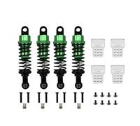 Rc Special Shock Absorber For WPL C14 C24 For MN D90 D91 MN99 99s 4Pcs Oil Filled Type Metal Shock Absorber With Shock Tower RC Car Adjustable Upgrade Parts(Green)