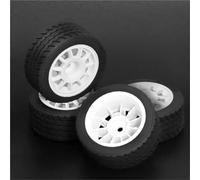 Rc-Specific Parts For Mjx For Hyper Go 1/14 4PCS 60mm On Road Tires Soft Rubber Tire With Wheel For RC Touring Car Low Wear Upgrade Parts(Type C)