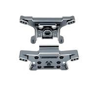 Rc-Specific Parts For MJX For Hyper Go 10208 V2 1/10 Metal Front And Rear Shock Tower Plate RC Car Upgrade Parts Replace Accessories(Grey)
