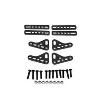 Rc-Specific Parts For Scx10 For Trx4 For Trx6 1/8 1/10 Multi Color Dual Shock Mounts Crawlers Scale RC Upgrade Parts Accessories(Black)